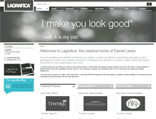 Tablet Screenshot of lagrafica.co.uk